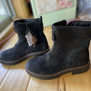 Alberto Torresi Womens Size 9 US 40 EU Boots Black Leather NWT No Box